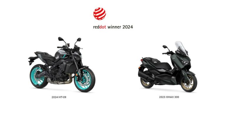 Yamaha Motor získala celosvětově uznávanou cenu Red Dot Design Award pro MT-09 a XMAX 300