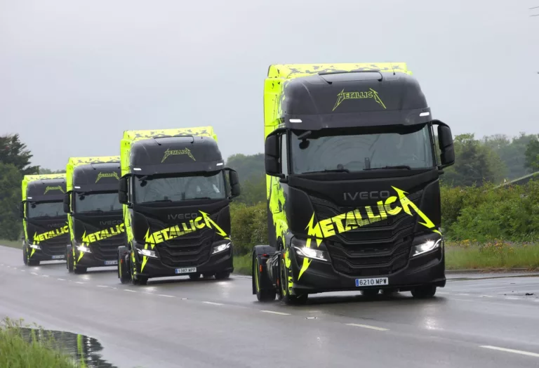 Evropskou část světového turné Metallica M72 World Tour budou vozit nákladná vozy IVECO