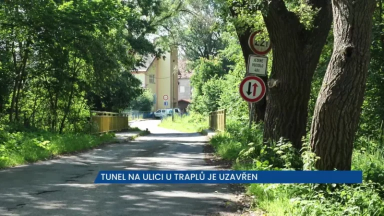 Tunel v ulici u Traplů v Havlíčkově Brodě je uzavřen